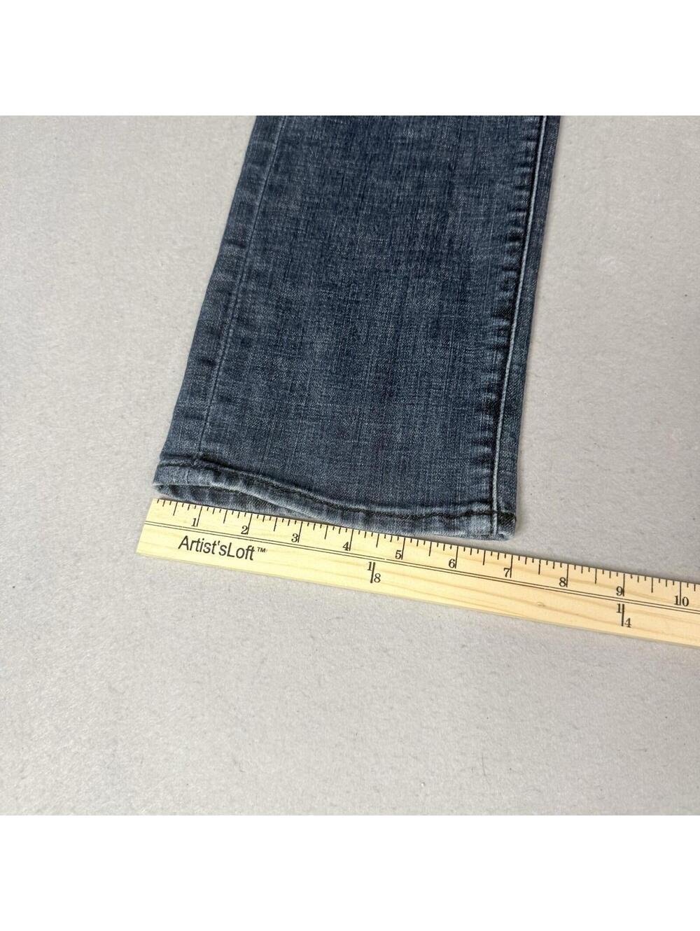 Lucky Brand Jeans Men’s 29/30 Blue Straight Fit Distressed Wash Denim‎ Pants - Picture 8 of 16